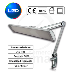 Lampara Plástico 39081 360 LEDs Plegable