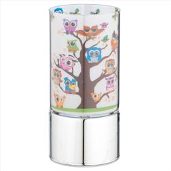 Lampara Plástico B4203-02 Rosa Búhos