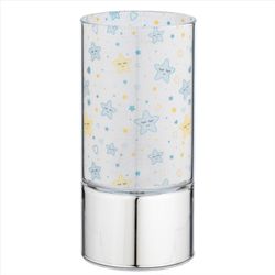 Lampara Plástico B4203-07 Celeste Estrellas