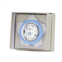 Lampara Plástico EV3533/04C Luz Nocturna Celeste Oso - Estrellas