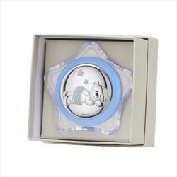 Lampara Plástico EV3563/04C Luz Nocturna Celeste Oso - Estrellas