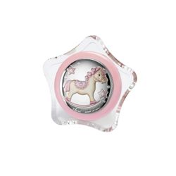 Lampara Plástico EV3603/04R Luz Compañía Rosa Caballito Balancín