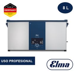 Lavadora Ultrasónica Acero Elma 19282 Serie Select 80 8L