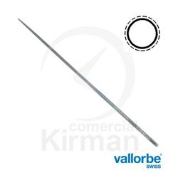 Lima Vallorbe Acero 046029/0 Precisión Habilis Redonda Aguja Picado 0 - Basto