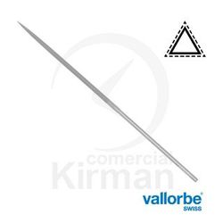 Lima Vallorbe Acero 046040/0 Precisión Habilis Triangular Aguja Picado 0 - Basto
