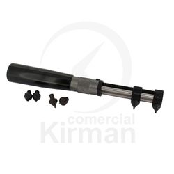 Llave Aluminio 48081 Abrir-Cerrar Fondos Enroscados Hendiduras Rectas + (3) Pares De Mordazas