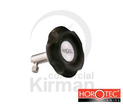 Llave Horotec Acero/Baquelita 69mm 48133 Redonda Negra Abrir-Cerrar Fondos