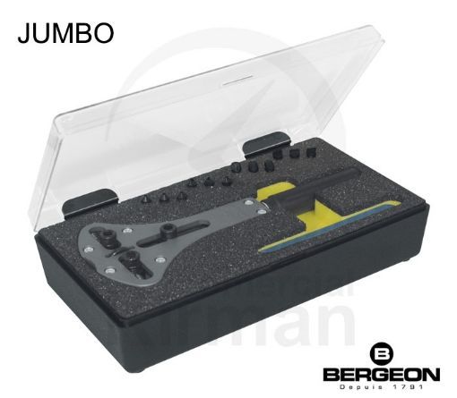 Llave Jaxa Jumbo Bergeon 18-62mm 48042 Abrir-Cerrar Fondos Roscados De Relojes Sumergibles