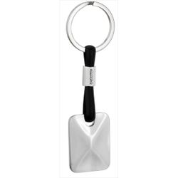 Llavero Acero 2176-01NE Negro Colgante Rectangular