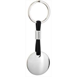 Llavero Acero 2176-02NE Negro Colgante Circular