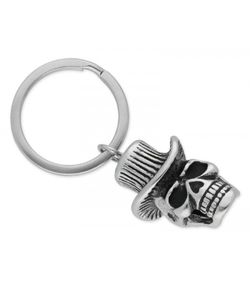 Liska 845LL1071 Schlüsselanhänger aus Stahl mit Totenkopfhut