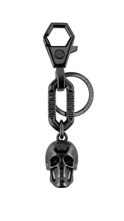 Llavero Acero Negro Hombre Philipp Plein PJFEA15KU Colgante Calavera Negra