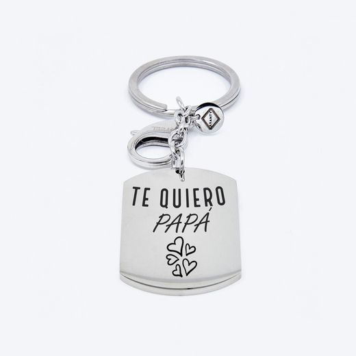 Sovrani Steel Keychain AV0033/3 I Love You Dad Plaque