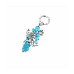 Llavero Bronce Sovrani J10819 Piedras Azules 12cm