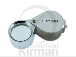 Lupa Aluminio 039052 Diamantista Plegable x10
