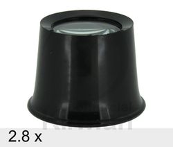 Lupa Plastico Negro 039012 Estándar N°3.5 x2.8