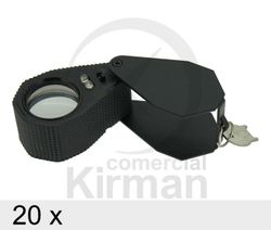 Lupa Plastico Negro 039024 Diamantista Plegable x20