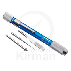 Mandril Aluminio 54002 Cabeza Redonda (4) Puntas Diamantadas