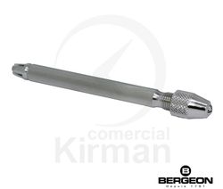 Mandril Bergeon Latón Niquelado 28037 Cabeza Redonda/Mango