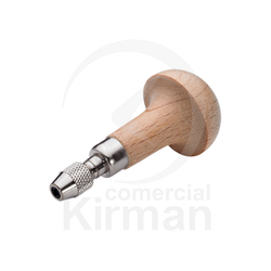 Mandril Madera 28030 Cabeza Redondo/Mango