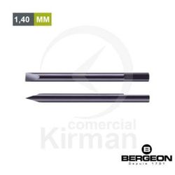 Mecha Bergeon Acero 45027 Plana Para Destornillador De Precision De 1.40mm