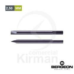 Mecha Bergeon Acero 45055 Plana Para Destornillador De Precisión De 2.50mm