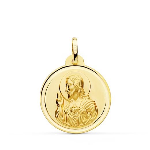 Medalla Cor de Jesús Or 18kts Bisell 22mm P5001-122