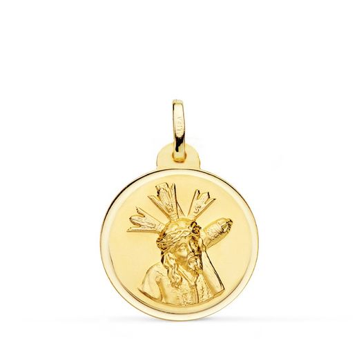 18 karat guld medaljeramme 20 mm P7143-120