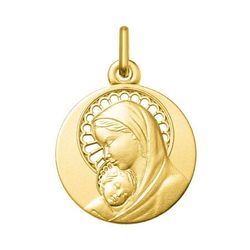 Medalla Oro 18kts Argyor MRM (18)AY3042 Virgen & Niño