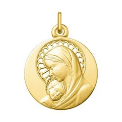 Medalla Oro 18kts Argyor MRM (18)AY3043 Virgen & Niño