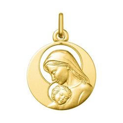 Medalla Oro 18kts Argyor MRM (18)AY3044 Virgen & Niño