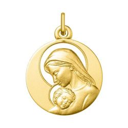 Medalla Oro 18kts Argyor MRM (18)AY3045 Virgen & Niño