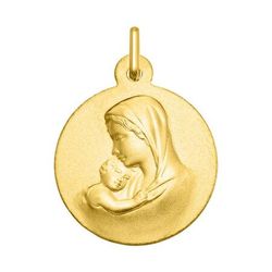 Medalla Oro 18kts Argyor MRM (18)AY3107 Virgen & Niño