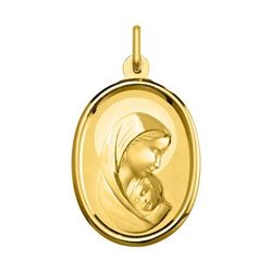 Medalla Oro 18kts Argyor MRM (18)AY3131 Virgen & Niño