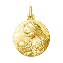 Medalla Oro 18kts Argyor MRM (18)AY3156 Virgen & Niño