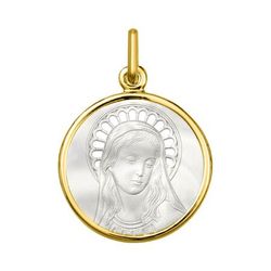 Medalla Oro 18kts Argyor MRM (18)AY6019 Virgen C. Nácar