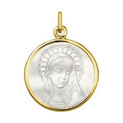 Medalla Oro 18kts Argyor MRM (18)AY6024 Virgen C. Nácar