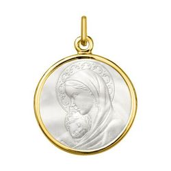 Medalla Oro 18kts Argyor MRM (18)AY6028 Virgen C. Nácar