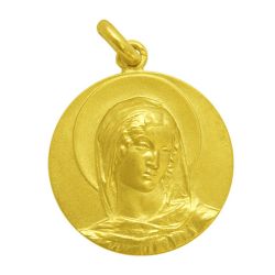 Medalla Oro 18kts Ave Maria Gargallo 25mm M1/1/141/25