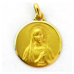 Medalla Oro 18kts Ave Rafael 20mm M1/4/138/20