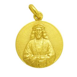 Medalla Oro 18kts Cristo De Medinaceli 16mm M1/1/65/16