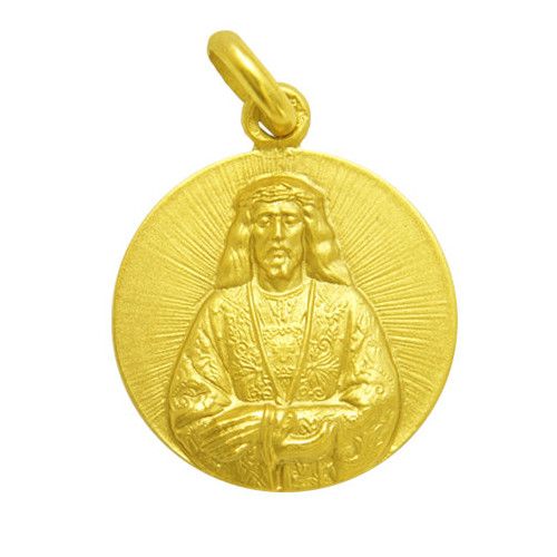 Medalla Oro 18kts Cristo De Medinaceli 16mm M1/1/65/16