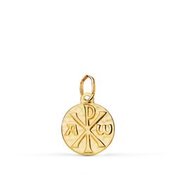 Medalla Oro 18kts Cruz de Crismon Martele P9811-012 12mm