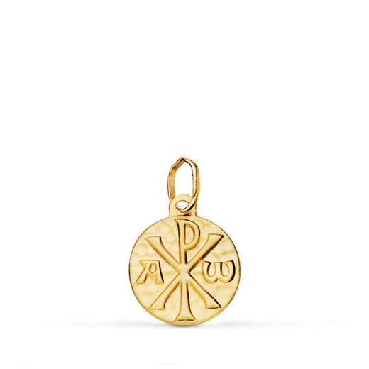 Medalla Oro 18kts Cruz de Crismon Martele P9811-012 12mm