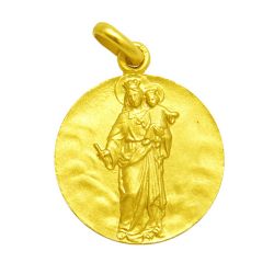 Medalla Oro 18kts Maria Auxiliadora 16mm M1/1/35/16