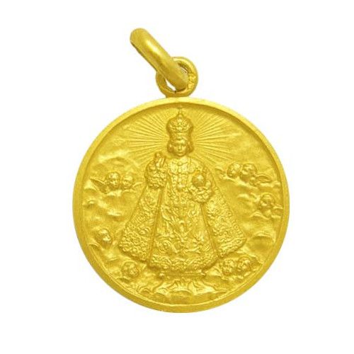 Medalla Oro 18kts Nińo Jesus De Praga 20mm M1/1/23/20