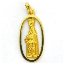 Medalla Oro 18kts Nuestra Seńora De Meritxell 14x26mm MK1/43/85/26