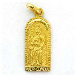 Medalla Oro 18kts Nuestra Seńora De Meritxell Capilla 22mm M1/42/85/22