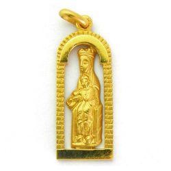Medalla Oro 18kts Nuestra Seńora De Meritxell Capilla 28mm MK1/42/85/28