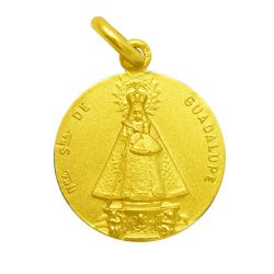 Medalla Oro 18kts Nuestra Sra De Guadalupe 18mm M1/1/105/18